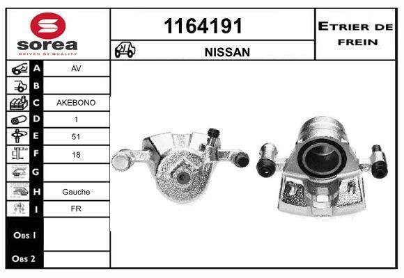 SNRA 1164191 Bremssattel 1164191: Kaufen Sie zu einem guten Preis in Polen bei 2407.PL!