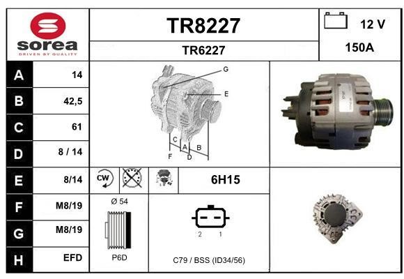 SNRA TR8227 Генератор TR8227: Отличная цена - Купить в Польше на 2407.PL!