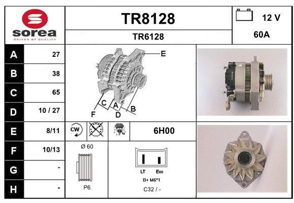 SNRA TR8128 Alternator TR8128: Dobra cena w Polsce na 2407.PL - Kup Teraz!