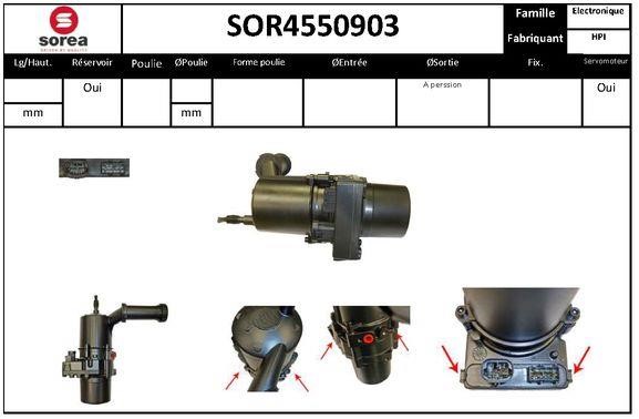 SNRA SOR4550903 Pompa hydrauliczna, układ kierowniczy SOR4550903: Dobra cena w Polsce na 2407.PL - Kup Teraz!