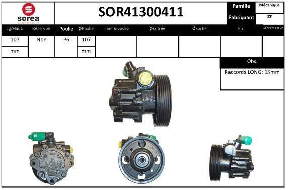SNRA SOR41300411 Pompa hydrauliczna, układ kierowniczy SOR41300411: Dobra cena w Polsce na 2407.PL - Kup Teraz!