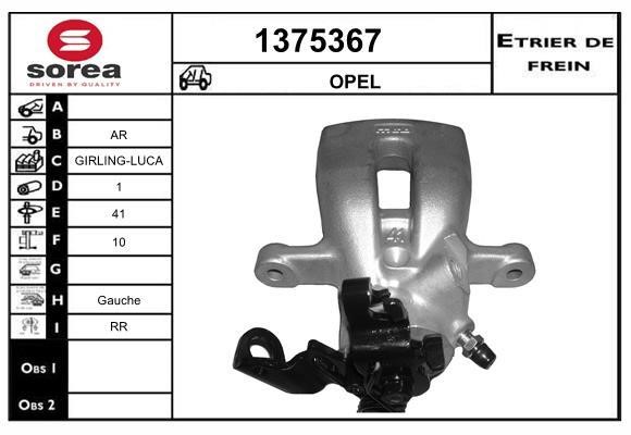 SNRA 1375367 Bremssattel hinten links 1375367: Kaufen Sie zu einem guten Preis in Polen bei 2407.PL!