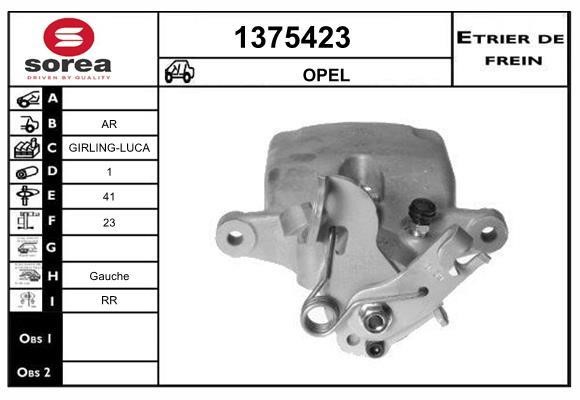 SNRA 1375423 Bremssattel hinten links 1375423: Kaufen Sie zu einem guten Preis in Polen bei 2407.PL!