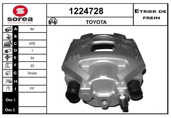 SNRA 1224728 Bremssattel 1224728: Kaufen Sie zu einem guten Preis in Polen bei 2407.PL!