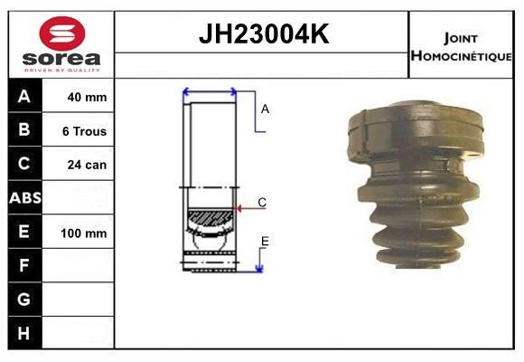 SNRA JH23004K Шарнір рівних кутових швидкостей (ШРКШ) JH23004K: Приваблива ціна - Купити у Польщі на 2407.PL!
