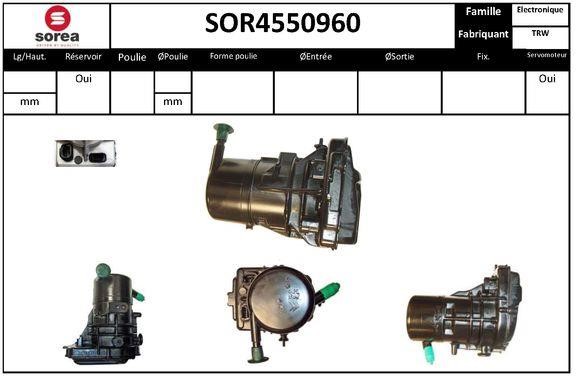 SNRA SOR4550960 Pompa hydrauliczna, układ kierowniczy SOR4550960: Dobra cena w Polsce na 2407.PL - Kup Teraz!