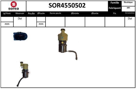 SNRA SOR4550502 Pompa hydrauliczna, układ kierowniczy SOR4550502: Dobra cena w Polsce na 2407.PL - Kup Teraz!