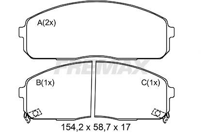 Fremax FBP-2504 Klocki hamulcowe przód, komplet FBP2504: Dobra cena w Polsce na 2407.PL - Kup Teraz!