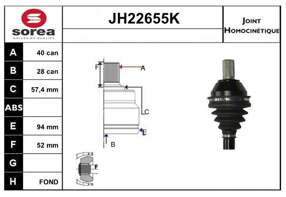 SNRA JH22655K ШРКШ JH22655K: Приваблива ціна - Купити у Польщі на 2407.PL!