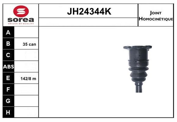 SNRA JH24344K Przegub homokinetyczny JH24344K: Dobra cena w Polsce na 2407.PL - Kup Teraz!