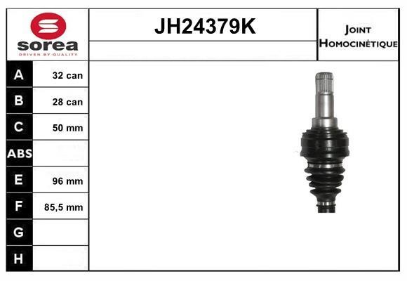SNRA JH24379K Joint kit, drive shaft JH24379K: Buy near me in Poland at 2407.PL - Good price!