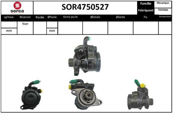SNRA SOR4750527 Pompa hydrauliczna, układ kierowniczy SOR4750527: Dobra cena w Polsce na 2407.PL - Kup Teraz!