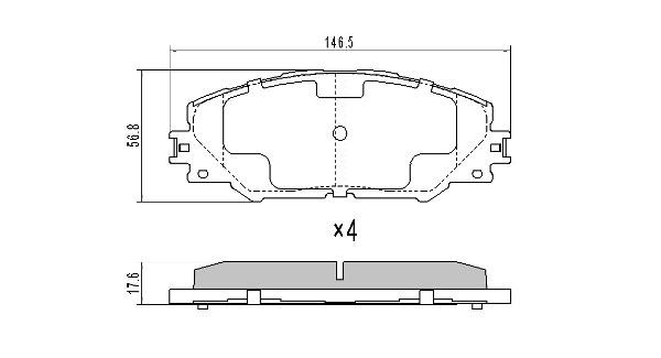 Fremax FBP-1568 Brake Pad Set, disc brake FBP1568: Buy near me in Poland at 2407.PL - Good price!