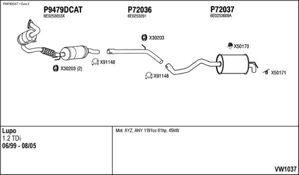 Fenno VW1037 Abgasanlage VW1037: Kaufen Sie zu einem guten Preis in Polen bei 2407.PL!