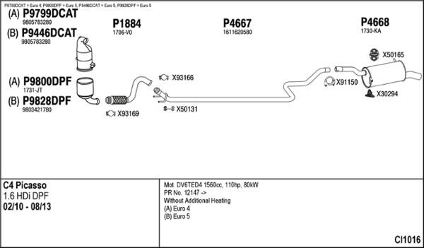 Fenno CI1016 Exhaust system CI1016: Buy near me in Poland at 2407.PL - Good price!