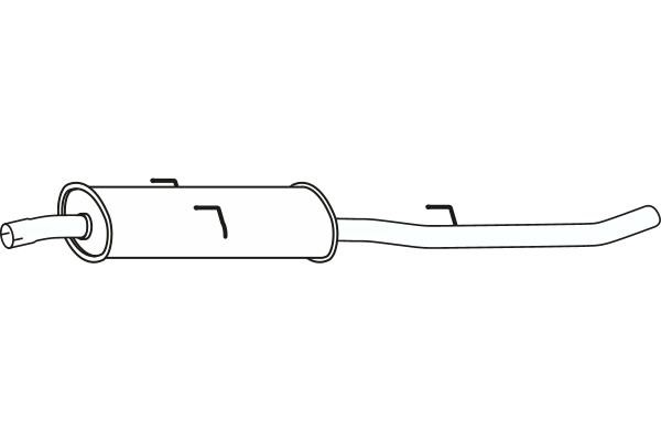 Fenno P17075 Middle Silencer P17075: Buy near me in Poland at 2407.PL - Good price!