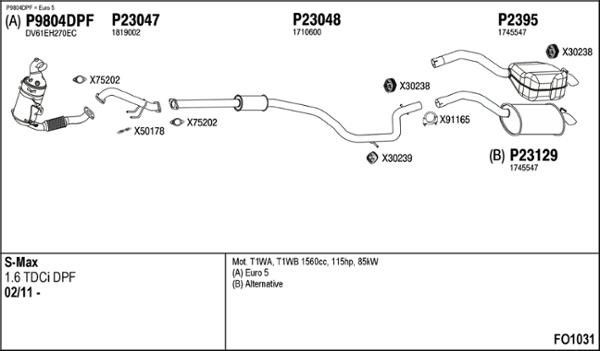 Fenno FO1031 Abgasanlage FO1031: Kaufen Sie zu einem guten Preis in Polen bei 2407.PL!