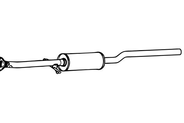 Fenno P27022 Проміжний глушник P27022: Приваблива ціна - Купити у Польщі на 2407.PL!