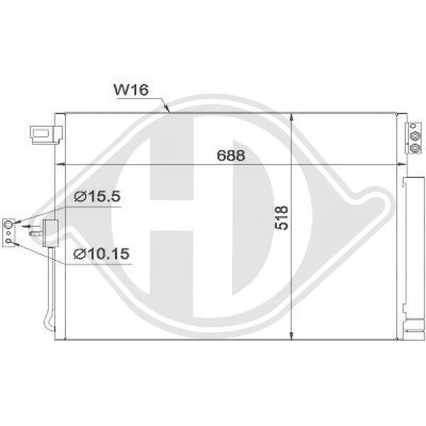 Diederichs DCC1649 Cooler Module DCC1649: Buy near me in Poland at 2407.PL - Good price!