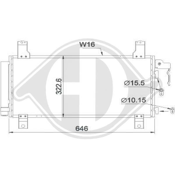 Diederichs DCC1668 Cooler Module DCC1668: Buy near me in Poland at 2407.PL - Good price!