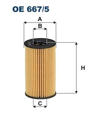Filtron OE 667/5 Oil Filter OE6675: Buy near me in Poland at 2407.PL - Good price!