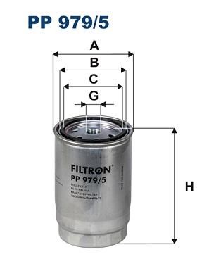 Filtron PP979/5 Топливный фильтр PP9795: Отличная цена - Купить в Польше на 2407.PL!