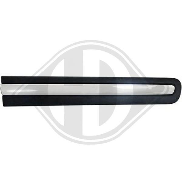 Diederichs 3405630 Moulding front bumper left chrom 3405630: Buy near me in Poland at 2407.PL - Good price!
