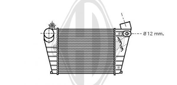 Diederichs DCA1080 Chłodnica powietrza doładowującego (intercooler) DCA1080: Atrakcyjna cena w Polsce na 2407.PL - Zamów teraz!