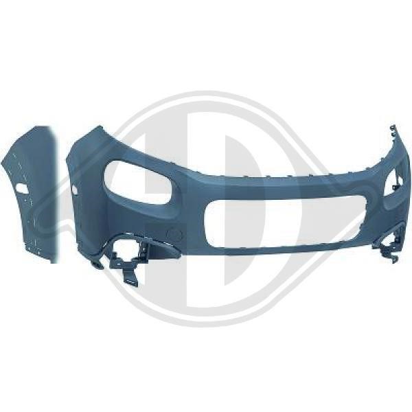 Diederichs 4007051 Front bumper 4007051: Buy near me in Poland at 2407.PL - Good price!