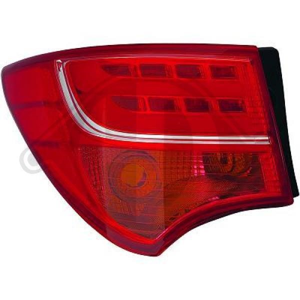 Diederichs 6872093 Tail lamp left 6872093: Buy near me in Poland at 2407.PL - Good price!