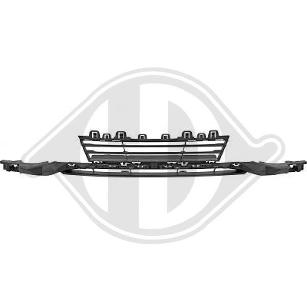 Diederichs 1218045 Front bumper grill 1218045: Buy near me in Poland at 2407.PL - Good price!