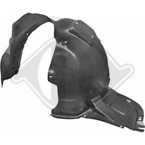 Diederichs 7807009 Fender liner front left 7807009: Buy near me in Poland at 2407.PL - Good price!