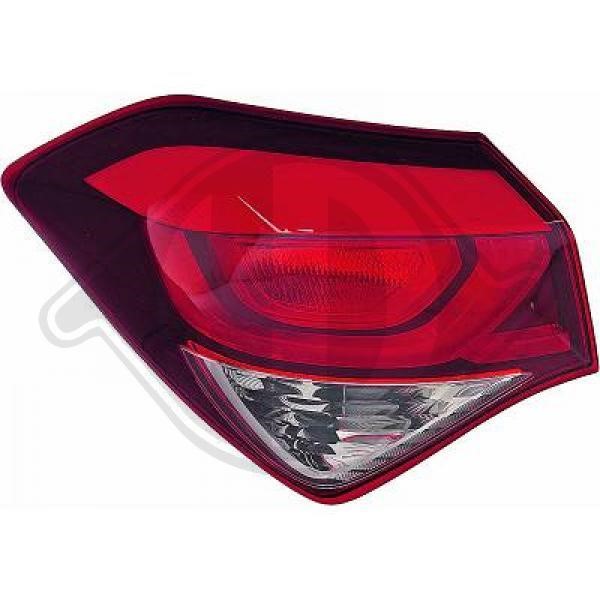 Diederichs 6807091 Tail lamp left 6807091: Buy near me at 2407.PL in Poland at an Affordable price!