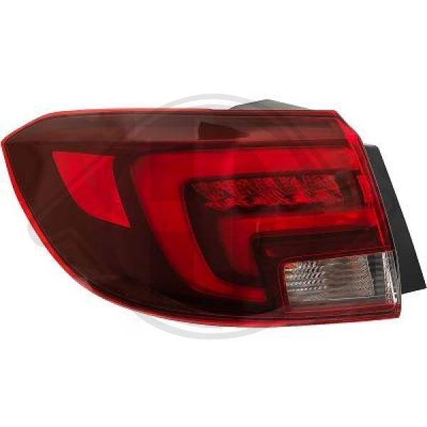 Diederichs 1808791 Tail lamp left 1808791: Buy near me in Poland at 2407.PL - Good price!