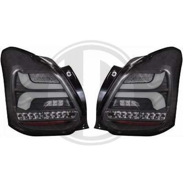 Diederichs 6416796 Tail lamp, set 6416796: Buy near me at 2407.PL in Poland at an Affordable price!