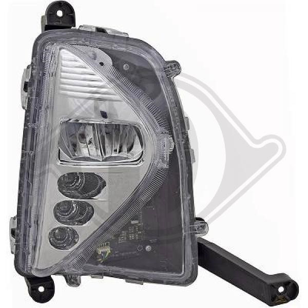 Diederichs 6637088 Fog headlight, right 6637088: Buy near me in Poland at 2407.PL - Good price!