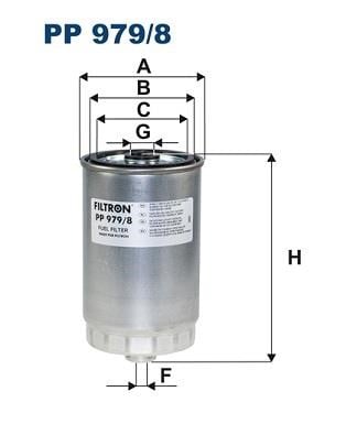 Filtron PP 979/8 Fuel filter PP9798: Buy near me in Poland at 2407.PL - Good price!
