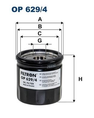 Filtron OP 629/4 Oil Filter OP6294: Buy near me in Poland at 2407.PL - Good price!