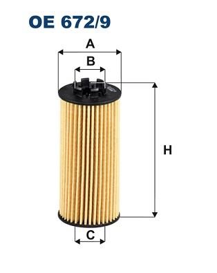 Filtron OE 672/9 Oil Filter OE6729: Buy near me in Poland at 2407.PL - Good price!