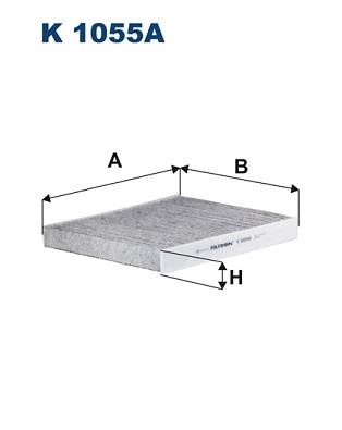 Filtron K 1055A Фільтр салону K1055A: Купити у Польщі - Добра ціна на 2407.PL!