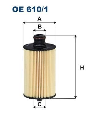 Filtron OE 610/1 Oil Filter OE6101: Buy near me in Poland at 2407.PL - Good price!
