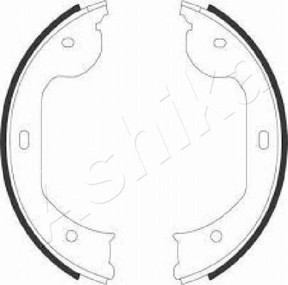 Ashika 55-00-0104 Parking brake shoes 55000104: Buy near me in Poland at 2407.PL - Good price!