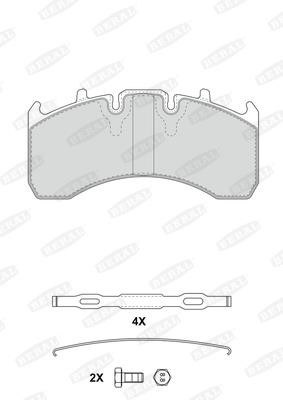 Beral 2916930004195624 Klocki hamulcowe, zestaw 2916930004195624: Dobra cena w Polsce na 2407.PL - Kup Teraz!
