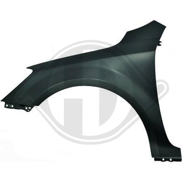 Diederichs 6553107 Front fender left 6553107: Buy near me in Poland at 2407.PL - Good price!