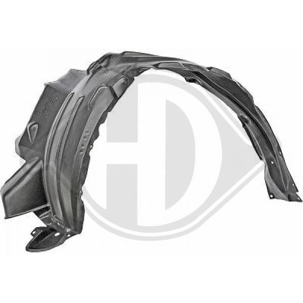 Diederichs 6674809 Fender liner left 6674809: Buy near me at 2407.PL in Poland at an Affordable price!