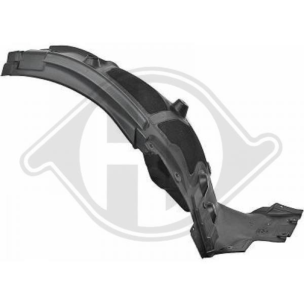 Diederichs 1226017 Fender liner front left 1226017: Buy near me in Poland at 2407.PL - Good price!
