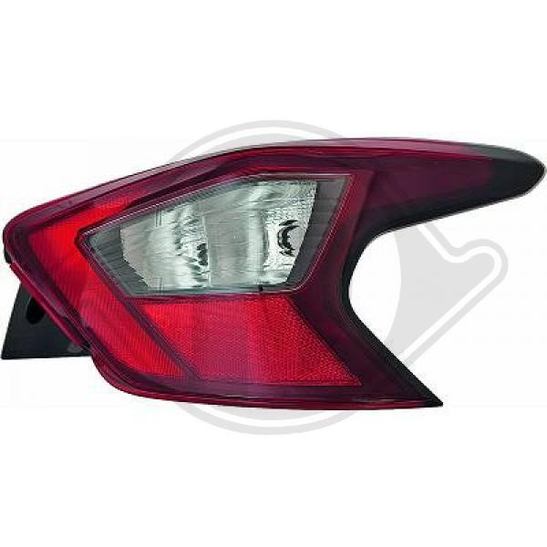 Diederichs 6026090 Tail lamp right 6026090: Buy near me in Poland at 2407.PL - Good price!