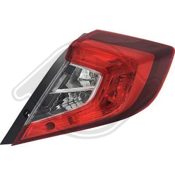 Diederichs 5250091 Tail lamp left 5250091: Buy near me in Poland at 2407.PL - Good price!