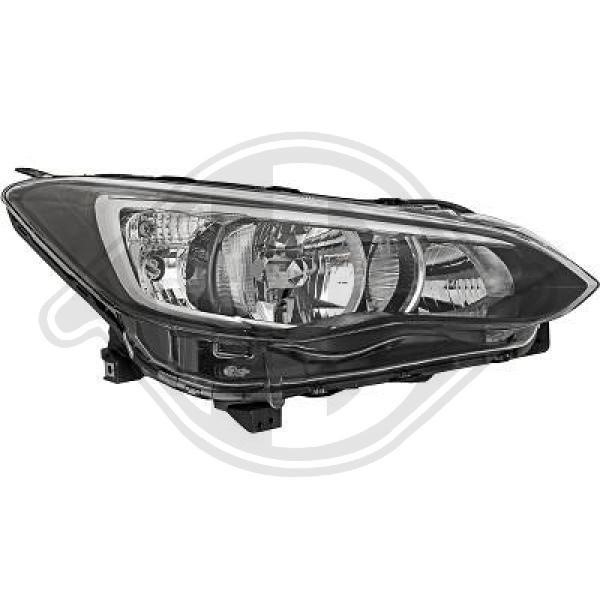 Diederichs 6237080 Headlight right 6237080: Buy near me in Poland at 2407.PL - Good price!