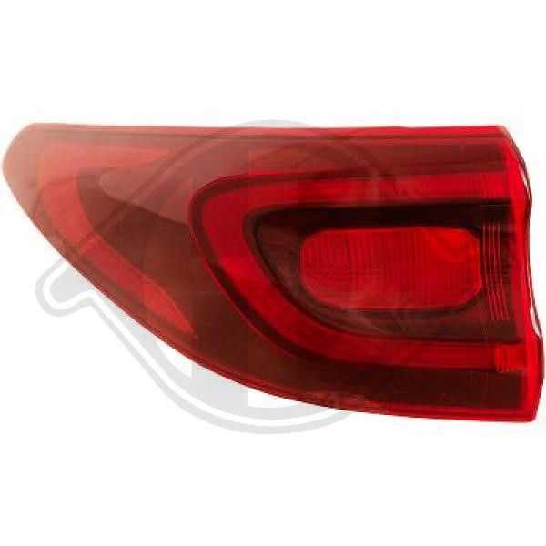 Diederichs 6523991 Tail lamp left 6523991: Buy near me in Poland at 2407.PL - Good price!